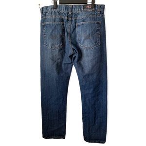 Cambridge classics blue washed denim jeans 34x32 straight leg